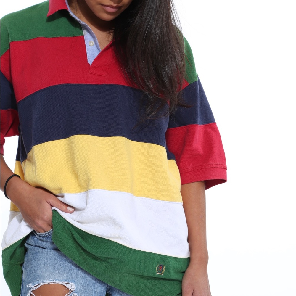 Vintage Tommy Hilfiger Striped Polo